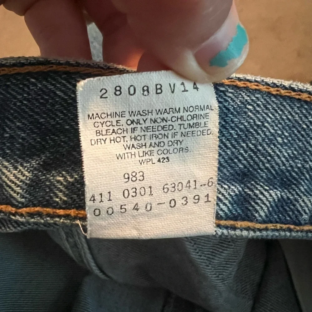 Vintage 540 Levi Gold Label Tag Blue Jeans Men’s Size 42x36